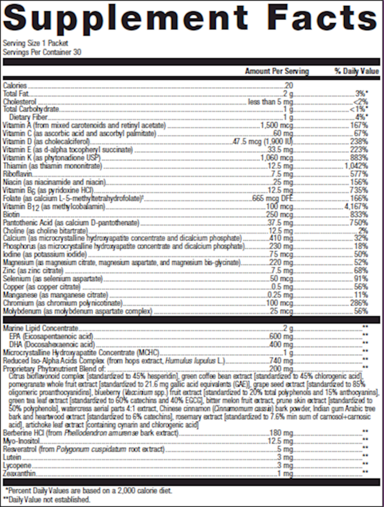 Women's Prime Wellness Essentials®  Metagenics, Size: 30 packets