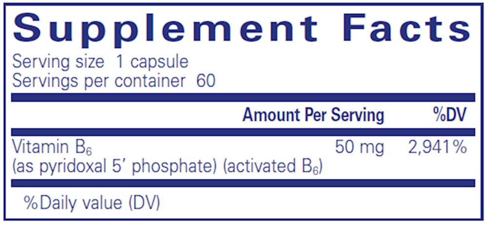 Activated B6 pyridoxal 5 phosphate